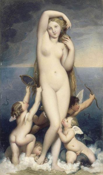 Jean Auguste Dominique Ingres Venus Anadyomene France oil painting art